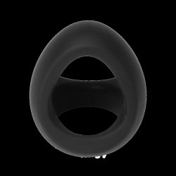 RIMBA Penis- & Hodenmanschette aus Silikon Schwarz