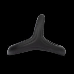 RIMBA Penis- & Hodenring 3-fach aus Silikon Schwarz