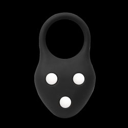 RIMBA Hodenstrecker mit Gewicht 110 g aus Silikon Schwarz