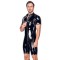 BLACK LEVEL Overall mit Reissverschluss aus Lack Schwarz