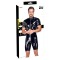 BLACK LEVEL Overall mit Reissverschluss aus Lack Schwarz