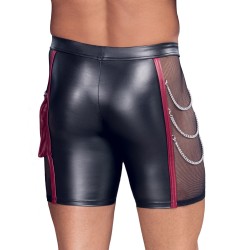 NEK Pants halblang im Mattlook mit Mesh Rot