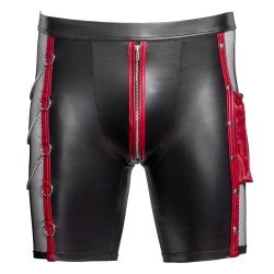 NEK Pants halblang im Mattlook mit Mesh Rot