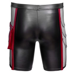 NEK Pants halblang im Mattlook mit Mesh Rot