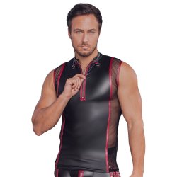 NEK Shirt im Mattlook Schwarz/Rot