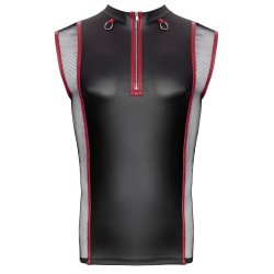 NEK Shirt im Mattlook Schwarz/Rot