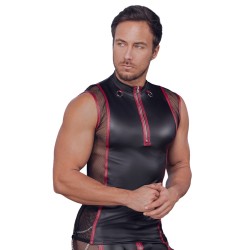 NEK Shirt im Mattlook Schwarz/Rot