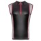 NEK Shirt im Mattlook Schwarz/Rot