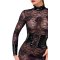 NOIR HANDMADE Noirelle Lace Corset Midi Dress Schwarz