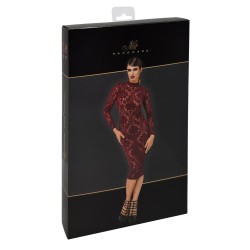 NOIR HANDMADE Kink Royal Midi Dress Bordeaux
