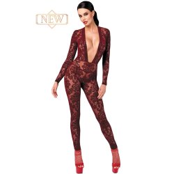 NOIR HANDMADE Kink Royal Catsuit Bordeaux