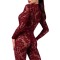 NOIR HANDMADE Kink Royal Catsuit Bordeaux