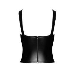 NOIR HANDMADE Vixen Lace-Up Corset Top Schwarz