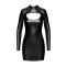 NOIR HANDMADE Vixen Cut-Out Bodycon Dress Schwarz