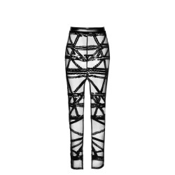 NOIR HANDMADE Bondesque Long Skirt Schwarz