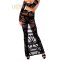 NOIR HANDMADE Bondesque Long Skirt Schwarz