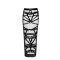 NOIR HANDMADE Bondesque Long Skirt Schwarz