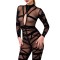 NOIR HANDMADE Bondesque Catsuit Schwarz