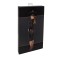 NOIR HANDMADE Luxuria Crystal Back Sheer Midi Dress Schwarz