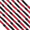 EASY TOYS Kunstleder-Flogger 64 cm Schwarz/Rot