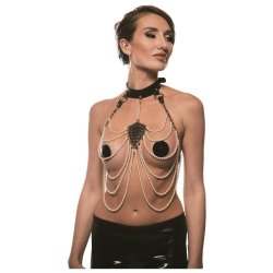 GUILTY PLEASURE ALLURE Pearl Pleasure Halsband Schwarz/Gold