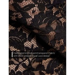 MODUS VIVENDI Floral Lace Boxershorts Schwarz