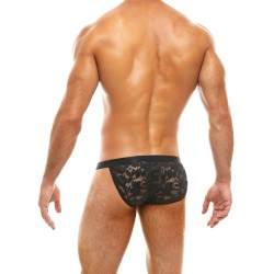 MODUS VIVENDI Floral Lace Tanga Brief Schwarz