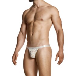 MODUS VIVENDI Floral Lace Thong Ivory
