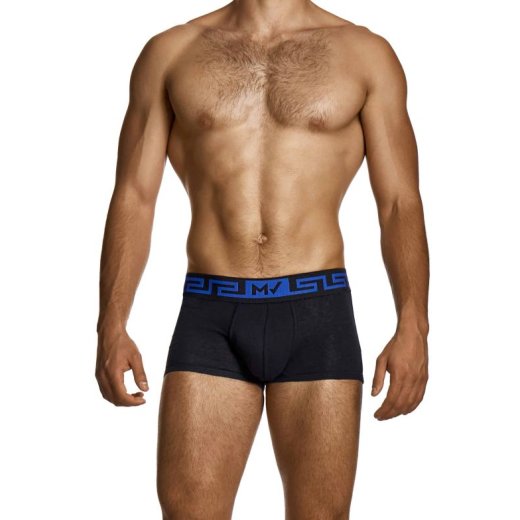 MODUS VIVENDI Linen Boxershorts Schwarz/Blau
