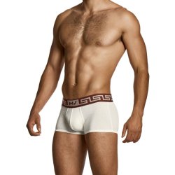 MODUS VIVENDI Linen Boxershorts Beige/Bordeaux