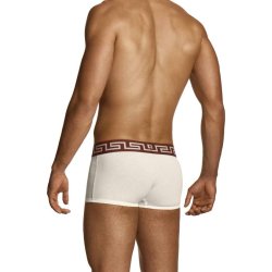 MODUS VIVENDI Linen Boxershorts Beige/Bordeaux