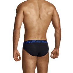 MODUS VIVENDI Linen Classic Brief Schwarz/Blau