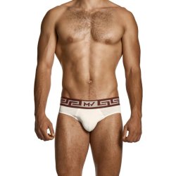 MODUS VIVENDI Linen Classic Brief Beige/Bordeaux