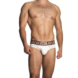 MODUS VIVENDI Linen Classic Brief Beige/Bordeaux