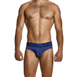 MODUS VIVENDI Linen Classic Brief Blau/Schwarz