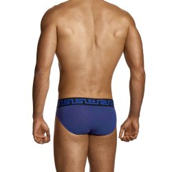 MODUS VIVENDI Linen Classic Brief Blau/Schwarz