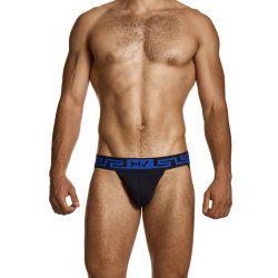 MODUS VIVENDI Linen Jockstrap Schwarz/Blau