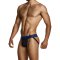 MODUS VIVENDI Linen Jockstrap Schwarz/Blau