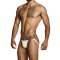 MODUS VIVENDI Linen Jockstrap Beige/Bordeaux