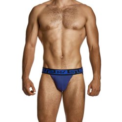 MODUS VIVENDI Linen Jockstrap Blau/Schwarz