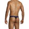 MODUS VIVENDI Linen Thong Schwarz/Blau