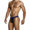 MODUS VIVENDI Linen Thong Schwarz/Blau