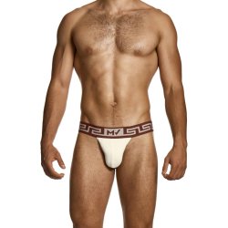 MODUS VIVENDI Linen Thong Beige/Bordeaux
