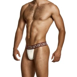 MODUS VIVENDI Linen Thong Beige/Bordeaux