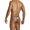 MODUS VIVENDI Linen Thong Beige/Bordeaux