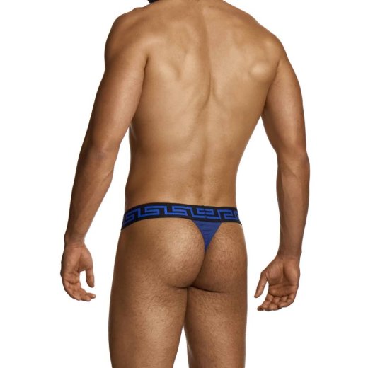 MODUS VIVENDI Linen Thong Blau/Schwarz