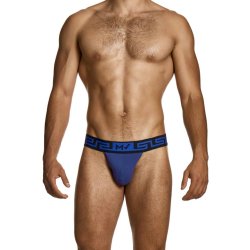 MODUS VIVENDI Linen Thong Blau/Schwarz