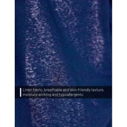 MODUS VIVENDI Linen Thong Blau/Schwarz