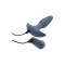 DREAM TOYS PULZ Phoebe Up & Down Anal-Plug mit Vibration & Fernbedienung Blau