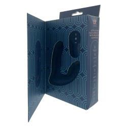 DREAM TOYS PULZ Blake Up & Down Duo Vibrator mit Stossfunktion, Vibration & Fernbedienung Schwarz